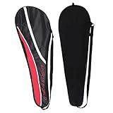 Toyvian 2Stücke Oxford Badminton Schlägerbeutel Langlebige Racket Tasche mit Druck und Abriebfestigkeit für Outdoor Sport für Badminton Enthusiasten