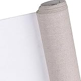 Professionelle 5 m leere Leinwandrolle für Acryl- und Ölgemälde, Leinenmischung, grundiert, Kunstbedarf für Künstler, Breite 28 cm