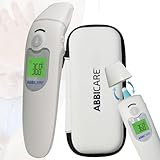 Infrarot-Front- und Ohrthermometer mit Tasche | spezieller Modus für Babys, präzise und schnell, 1 Sek., berührungslos, medizinisches Infrarot-Thermometer für Erwachsene