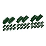 Veemoon 3 Sätze Stifthalter Stiftklemme Schreibwaren Büro Markerorganisator Selbstklebende Haken Selbstklebende Stiftclips Weiß Whiteboard Green Kieselgel 10 Stück * 3