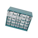 Mehrschichtige transparente Teile-Organizer-Box für Werkzeug, Bürobedarf, tragbar, platzsparend, transparente Teile-Organizer