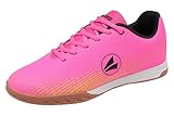 JAKO Jungen Unisex Kinder J-SI Skill Hallenturnschuh, neon pink/Sulphur Spring, 30 EU