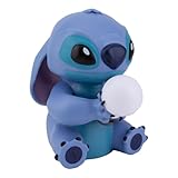 Stitch Licht - Offiziell Lizenzierte Lilo & Stitch Lampe, Disney Sammlerstück, Nachttischlampe für Schlafzimmer, Dekor für Nachtbeleuchtung, Blau
