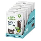 PUZMUG Edgard & Cooper Doggy Dental Sticks – 8 Packungen mit je 7 Sticks