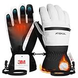 ATERCEL Skihandschuhe 3M Thinsulate Wasserdicht Touchscreen Warme Winter Snowboardhandschuhe für Herren und Damen