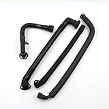 Kurbelgehäuseentlüftungsschlauch-Set kompatibel mit E46 320i, 325i, 330i, 520i (Teilenummer 11617504535)