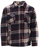 Herren Thermojacke Arbeitsjacke Thermohemd Holzfällerhemd kariert Größe M-3XL, Farbe:Beige, Größe:XL
