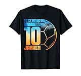 10. Geburtstag Retro Handball Spieler 10 Jahre Junge Kinder T-Shirt