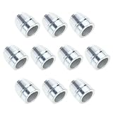 Yjcnelcr 10 Stück runde Griffkeile Stahl Hammergriff Spaltkeile Set für Hammerstahl Zimmerei