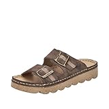Rieker Damen V8751 Pantolette, braun 24, 39 EU