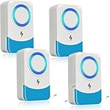 Ultraschall Schädlingsbekämpfer, 4 Stück Mäuseabwehr Mäusevertreiber Ultraschall & Elektronische Insektenschutzmittel, Pest Control Repeller für Mäuse Ratten Mücken Kakerlaken Spinnen Fliegen