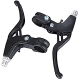 Auvstar Bremshebel - Vollaluminiumlegierung Universal Bremsgriff für Gebirgsstraßen Fahrrad, Handgriff Bremse 2.2cm Durchmesser (Schwarz)
