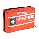 DONAU SAFETY Motorrad Verbandskasten nach aktueller Norm 2025 DIN 13167 / Erste-Hilfe-Verbandtasche Mini Klein