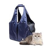 Pet Dogg Tasche – Semi-Sliing-Tasche, Reisetasche für Hunde | PEET Börse aus bequemem Stoff, Sling für den Außenbereich, kleine Tiere, Duog Slingr