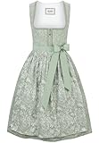 Heimatgwand Damen Karoline Midi Midi Dirndl, Salbei, 38