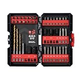 BLACK CANYON Schraubendreher- und Bohrer-Bit-Set – 42-teiliges Schlagschrauber-Bits mit Philips, Vierkant, Sechskant, Schlitz, Torx, Spiralbohrer, Steckschlüssel, 6,35 mm Sechskant, tragbarer Koffer