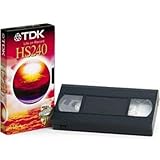 TDK VHS Videokassette HS-240 (240 Minuten Laufzeit) 1 Stück