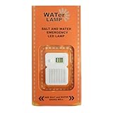 Saltwater Lamp, Portable LED Lantern, Saltwater Powered Lantern, Camping Lantern, Waterlight Camping Light, No Battery Lamp, Outdoor Saltwater Lantern, LED Lantern for Camping,
