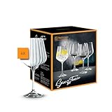 Nachtmann Gin Tonic Gläser 4er Set, 640 ml, Celebration, 102892, Cocktailgläser aus Kristallglas, spülmaschinenfest