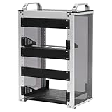 GeeekPi 8U Server-Schrank, 10-Zoll-Server-Rack für Netzwerk-, Server-, Audio- und Videoausrüstung, DeskPi RackMate T1 Rackmount-Server-Gehäuse