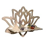 Wandregal in Blumenform, Holzregal, hohle Wanddekoration für Schlafzimmer, Wohnzimmer, Badezimmer, Raumdekoration, Hängeregal für Kerzen, Bilderrahmen