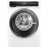 BOSCH WNC244070 Waschtrockner Serie 8, Frontlader mit 9-6kg Fassungsvermögen, 1400 UpM, Home Connect, EcoSilence Drive, Iron Assist, SpeedPerfect, AutoDry, Weiß, 60cm