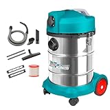 TOTAL Mod. TVC14301, Staubsauger, Silber und Blau, 30L, 1400 W, 30 liters