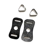 2Pcs Leder Schutz Abdeckung Pad Lug Kamera Gurt Für Dreieck Split Haken Für Kamera Schulter Gürtel Installatio