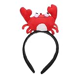 Supvox Plüsch Wassertier Kinderhaarband Krabben Haarschmuck für Kinder Lustiges Ebene Stirnband für Kostümpartys Dekoratives Haaraccessoire für Festivals und Fotos