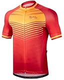 ROTTO Herren Radtrikot Fahrrad T-Shirt Kurzarm Einfache Linien Serie