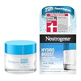 Neutrogena Hydro Boost Aqua Creme, parfümfreie Gesichtscreme mit Hyaluronsäure, Aminosäuren, Elektrolyten und Ceramiden, intensive Gesichtspflege für glatte und geschmeidige Haut 50 ml