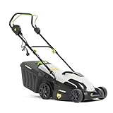 Murray Rasenmäher Elektro 2-in-1 LE380E - Rasenmäher Elektrisch 1600W/38cm mit Grasfangbox 45L für Rasenflächen bis zu 500m2 - Elektro Rasenmäher mit Ergonomischer Softgriff und Überlastschutz