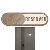 Leer-/besetzte Schiebetürschild - das Türschild nicht stören, Toilette besetzte Schilder | Veränderliche private Anzeige Holzdekoration | Vacant besetztes Schiebetürschild für Home Office