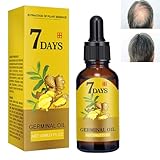 KOAHDE Haarausfall und Haarpflege, Wachstumsöle, Ingwer, Haarwachstumsserum, Haarwachstumsserum, Ingwer-Serum, gegen Haarausfall, 40 ml