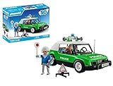 PLAYMOBIL Jubiläumsset 71591 Classic Polizeiauto, aufregende Fahrten mit dem kultigen Retro-Polizeiwagen aus den 70ern, mit Accessoires, hochwertiges Sammelauto oder Spielzeug für Kinder ab 5 Jahren