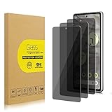 Lokyoo 3 Stück Sichtschutz Full Screen für Google Pixel 7a, Anti-Spy Panzer Schutz Glas Folie Schutzfolie, Kante zu Kante Displayschutz Hat Keinen Einfluss auf die Hülle