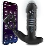 Prostata Stimulation Männer Anal Vibrator & Anal Plug –Analdilo für Männer mit 9 Schubmodi & 9 Vibrationsstufen | Vibratorensets für Männer mit präziser Prostatamassage | Anal-Spielzeug Stimulation