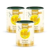 Tellofix 3er Set Hühner-Bouillon 3x 500g – Hühnerbrühe für 60L Brühe - Klare Hühnersuppe als Basis für Suppen, Eintöpfe & Geflügel - Kalorienarm, ohne Zucker, fettfrei & glutenfreie Lebensmittel