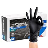 Latexhandschuhe, Einweghandschuhe aus Industrie-Nitril, robust und sicher für den Umgang mit Lebensmitteln, beim Kochen und zu Hause