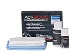 ACS3000 Felgenversiegelung Set. 5 Jahre Hochglanz und Schutz vor Salz, Bremsstaub und Verschmutzung bis +850°C bei einmaliger Anwendung. Set mit Vorreiniger, Handschuhen, Tüchern und Felgenversiegelung (50 ml)