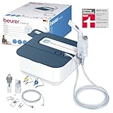 Beurer IH 28 Pro Inhalator, Verneblerset mit hochwertigen Silikonmasken & Nasendusche, hohe Vernebelungsleistung, Inhalationsgerät zur Atemwegstherapie, für Kinder & Erwachsene