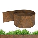 Gartenkantenschutz | Wege Einfassung | 10 Meter Metall Zierzaun Für Terrasse Wege Garten Außenbereich