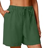 YCBMINGCAN Warehouse Deal Damen-Shorts Damen Sommershorts Breites Bein lose Hosen Sporthose Pants Große Größen Damen-Shorts Sommerhose Atmungsaktive Strandshorts Vintage Baggy Shorts für Frauen