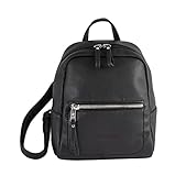 TOM TAILOR- Tinna, Damen, Rucksack, S, Schwarz, 24x10,5x25 cm