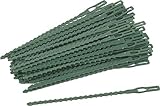 Meister Pflanzenbinder 17 cm - Praktisches Set mit 50 Stück - Mit flexiblem Drahtkern - Für Garten, Haushalt & Hobby - Aus Kunststoff / Allzweckbinder / Drehbinder / Universalbinder / 9970200