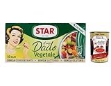 STAR Il Mio Dado Vegetale Gemüsebrühe Würfel 24x100g (240 Würfel) glutenfrei laktosefrei ohne Konservierungsstoffe Vorratspack italienische Küche + Italian Gourmet polpa
