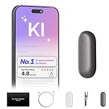 KI-Sprachrekorder, PLAUD NotePin Sprachrekorder, App-Steuerung, KI-Notizgerät, KI-Transkription & Zusammenfassung, 112 Sprachen, 64GB Speicher, Audiorekorder für Vorlesungen, Meetings, Kosmisches Grau