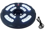 Akku Sonnenschirm Beleuchtung Ø 20 cm schwarz 28 LED mit Timer
