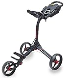 Bagboy Compact Golfwagen mit 3 Rädern - Matt Black/Red,