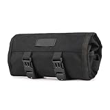SHOOYIO Motorrad-Werkzeugtasche, kleine Werkzeugtasche, Schraubenschlüssel, aufrollbar, Werkzeugtasche, Organizer, Taschen, Wickeltasche, Motorradwerkzeugkasten, Zubehör